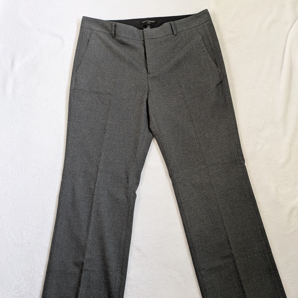Banana Republic Charcoal Gray Martin Fit Pants Slacks trousers